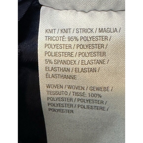 Susan Graver Size 1X Blue Liquid Knit Overlay Tunic Tie Back Occasion Minimalist - Picture 8 of 15